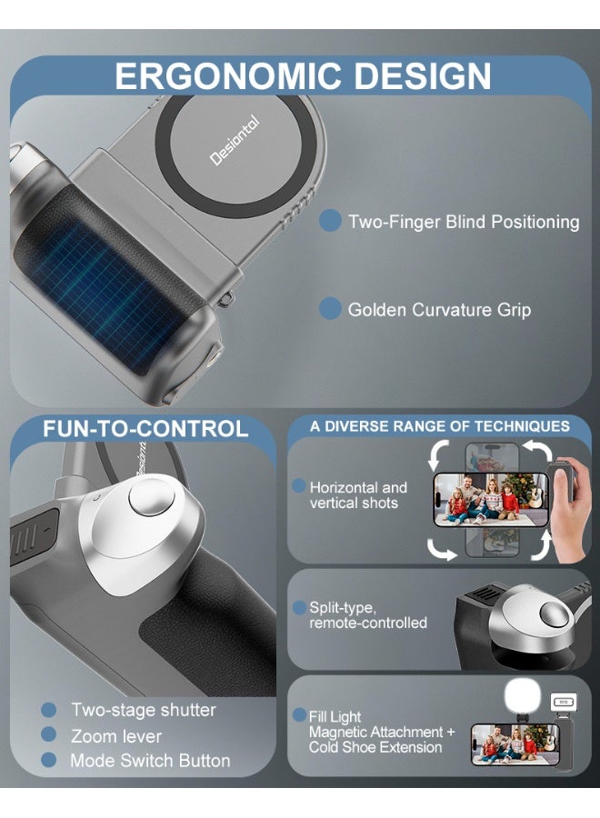 Desiontal GP-06 Magnetic Retractable Smartphone Selfie Stick - Image 5